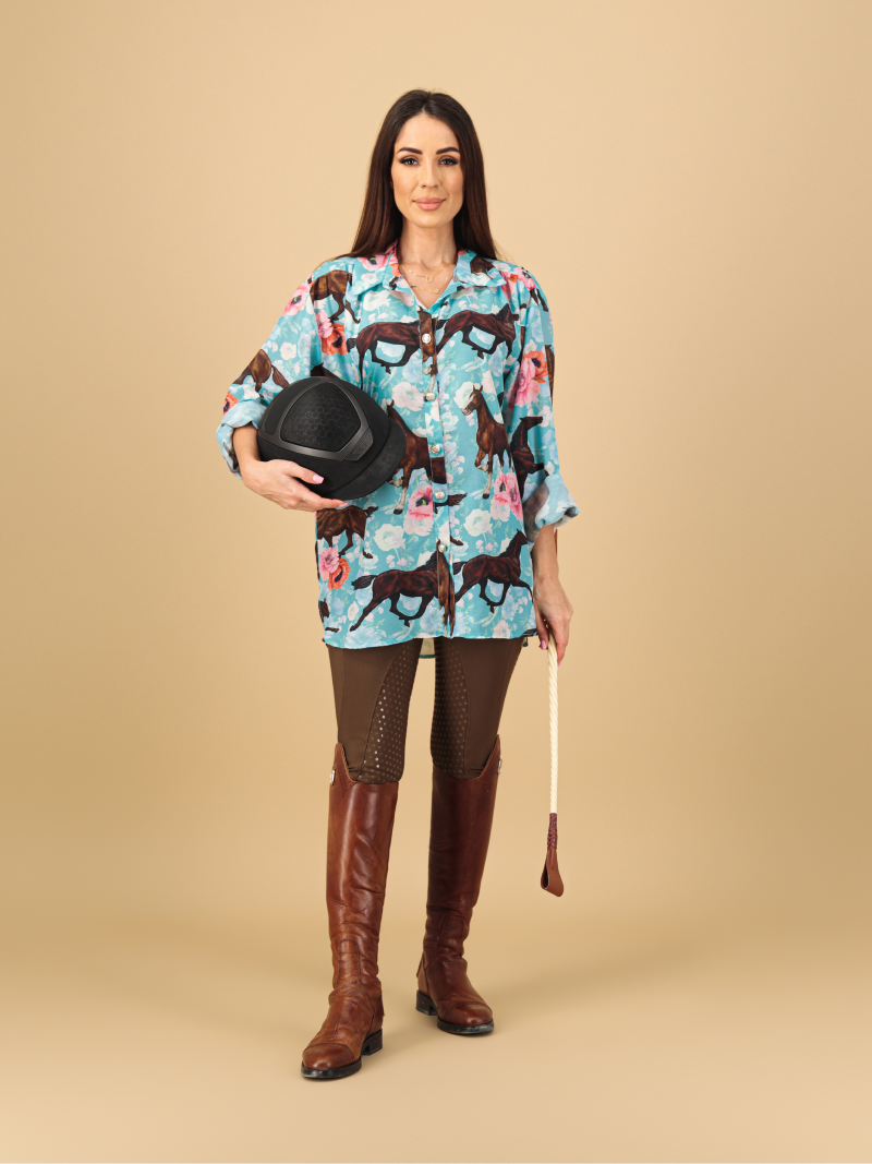 FLORAL HORSE PRINT